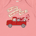 thumbnail image 4 of Inktastic Hoppy Valentine's Day Bunny Truck with Hearts Boys or Girls Baby Bodysuit, 4 of 5