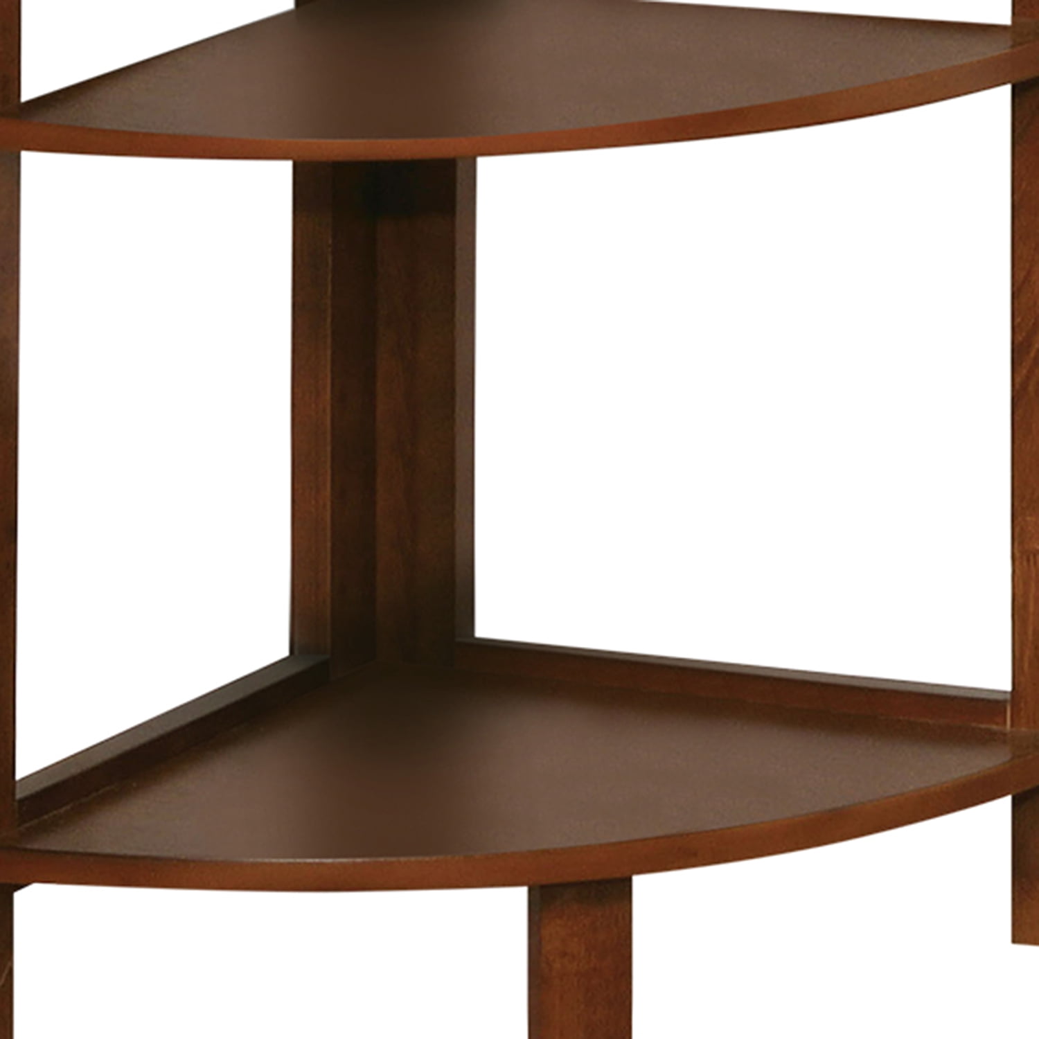 Furniture of America Emery Transitional 5-Shelf Corner Stand, Oak