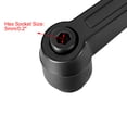 thumbnail image 5 of Uxcell M10 Metric Female Thread Adjustable Clamping Lever Handle Black 2 Pack, 5 of 6