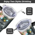 thumbnail image 4 of Speech Therapy 40 oz Tumbler with Handle SLP Travel Coffee Mug Cup Speech Language Pathology Tumblers with Lid and Straw Stainless Steel Insulated Speech Pathologist Therapist Gifts\u2026, 4 of 6