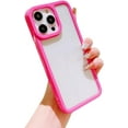 thumbnail image 6 of Compatible with iPhone Case,Candy Color Bumper Clear Full Body Protection Soft Shockproof Cover Phone Case (White,iPhone 13), 6 of 6
