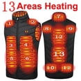 thumbnail image 3 of Chaleco calefactable de 17/13/9 áreas para hombre y mujer, chaleco calefactor eléctrico, chaqueta calefactable por USB, chaleco calefactable, chaqueta calefactora para invierno, 3 of 5