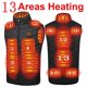 thumbnail image 3 of Chaleco calefactable de 17/13/9 áreas para hombre y mujer, chaleco calefactor eléctrico, chaqueta calefactable por USB, chaleco calefactable, chaqueta calefactora para invierno, 3 of 5