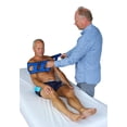 thumbnail image 3 of Obbomed MB-2920 Patient Lift Transfer Sling Gait Belt with Handle, Medical Nursing Safety Assist Device for Moving Seniors, Turner Elderly Disabled, bariatric Handicap, Blue, Size : 46.5” x 7.1”, 3 of 6
