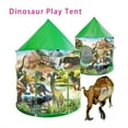 thumbnail image 4 of Dinosaur Play Tent for Kids with 2 Puzzle House - Easy Setup Indoor Outdoor Playhouse for Toddlers, Birthday Party Gift, Dinosaur Toys for Boys 2-6 Years, Portable Storage Bag Included, 4 of 8