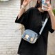 thumbnail image 2 of Sywqhk Lindo Bolso Bandolera Pequeño Para Mujer Hit Color Zip Casual Shoulder Bag (Azul) Sywqhk Para estrenar, 2 of 9