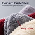 thumbnail image 6 of TRANSLINK 7 Packs Womens Ankle Fuzzy Crew Socks Non Slip Warm Cozy Winter Slipper Socks Gift Size 5-9, 6 of 6