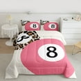 thumbnail image 2 of Castle Fairy 2-Piece Twin Billiards Cheetah Bedding Comforter Set, 2 of 8