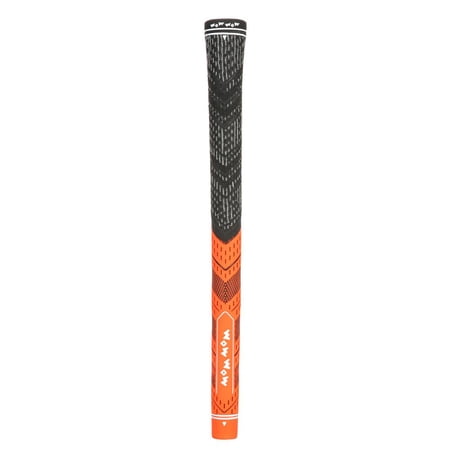 All Weather Non-Slip Standard Rubber Swing Trainer Golf Iron Grip Handle Golf Club Grips ORANGE