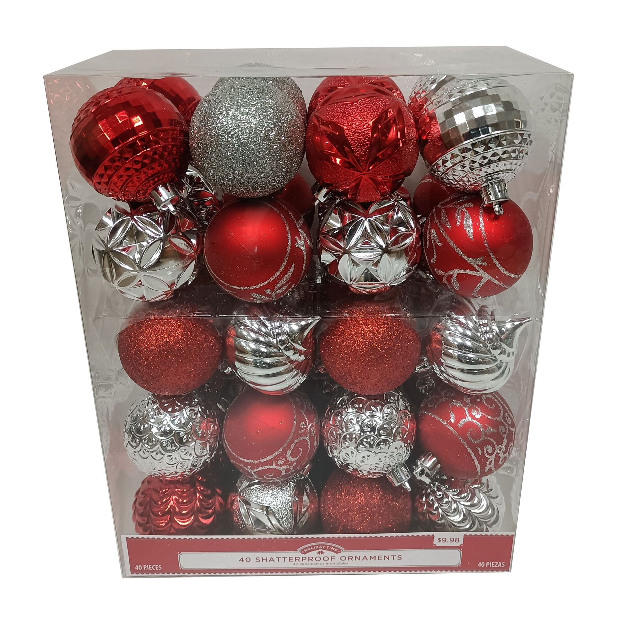 Holiday Time Christmas Holiday Shatterproof Ornament SELECT STYLE 