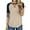 #1 Khaki, variant on Womens Fall Tops Long Sleeve Tunic Tops Loose Striped Print T Shirt Clothing Crew Neck Shirt Khaki Pullover Tops Size M