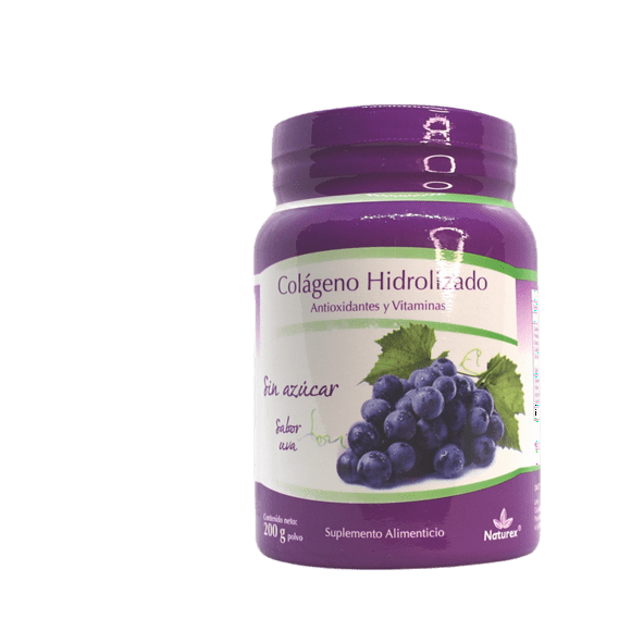 Colageno Hidrolizado Polvo Sabor Uva NATUREX C/200 G