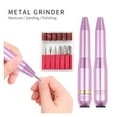 thumbnail image 2 of Pink Metal Protable Nail Drill Machine, Electric Manicure Milling Cutter Kit Professional Manicure Tool Nail Accessories ,Quality Torque, 2 of 8