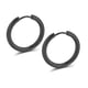 thumbnail image 1 of 2 unid/set de pendientes de aro pequeños de acero inoxidable para mujeres y hombres, Color dorado, círculo negro, anillo de oreja grueso, pendientes Huggie, Piercing de aro Tan Jianjun unisex, 1 of 2