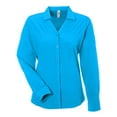 thumbnail image 4 of CORE365 CE510LW Women's Ultra UVP Long Sleeve Marina Shirt-Electric Blue-S, 4 of 6
