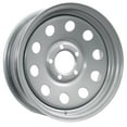 thumbnail image 3 of 2-Pack Trailer Wheel 15x5 SPECIAL BOLT PATTERN 5 Lug On 5" Center 15" Silver Modular Rim, 3 of 6