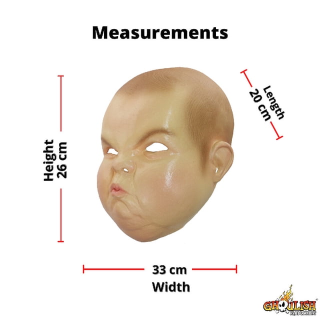Máscara Grumpy Baby Ghoulish Productions Halloween