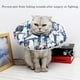 thumbnail image 5 of Collar de Cono para Gato, Suave, Collar de recuperación para Gato Para Curar Heridas, Cono de Gatito, Conos de Gato para dejar de Lamer, Lindo Donut de Gato, Conos de Gato, 5 of 7