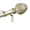 thumbnail image 2 of Domovina Atiya 1" Single Curtain Rod-Color:Gold,Size:66-120", 2 of 4