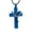 Blue, variant on Cross Necklace Cremation Jewelry for Ashes Urn Necklace Lockets for Human Ashes Pet Ashes Holder Memorial Jewelry