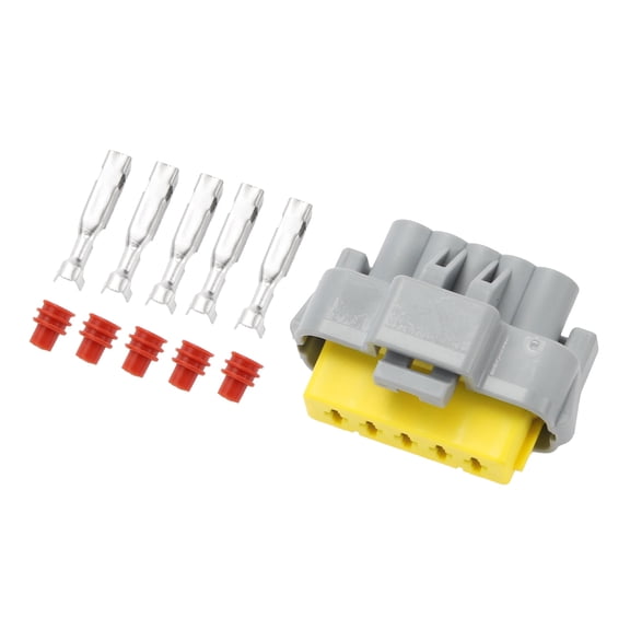 Unique Bargains 5 Pin Power Window Lift Motor Connector Plug Waterproof Female Wire Terminal for Volkswagen Jetta 1 Set