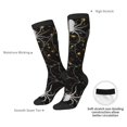 thumbnail image 3 of Daiia Sports Socks Spiderweb Bats And A Spider Printed Novelty Crew Socks for Men Women Knee High Socks Cotton Socks Soft & Breathable Support Unisex Socks, 3 of 9