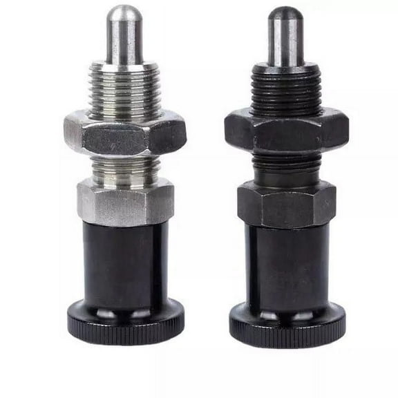 ITSELFER Stainless Steel Self-Locking Plunger Knob Bolt Spring Loaded Pin for Metalworking Trailer Gate Latch Toolbox Handle