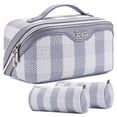 thumbnail image 1 of Bolsa organizadora de viaje para maquillaje BOYATU, juego de 3 piezas, impermeable, 1 of 7