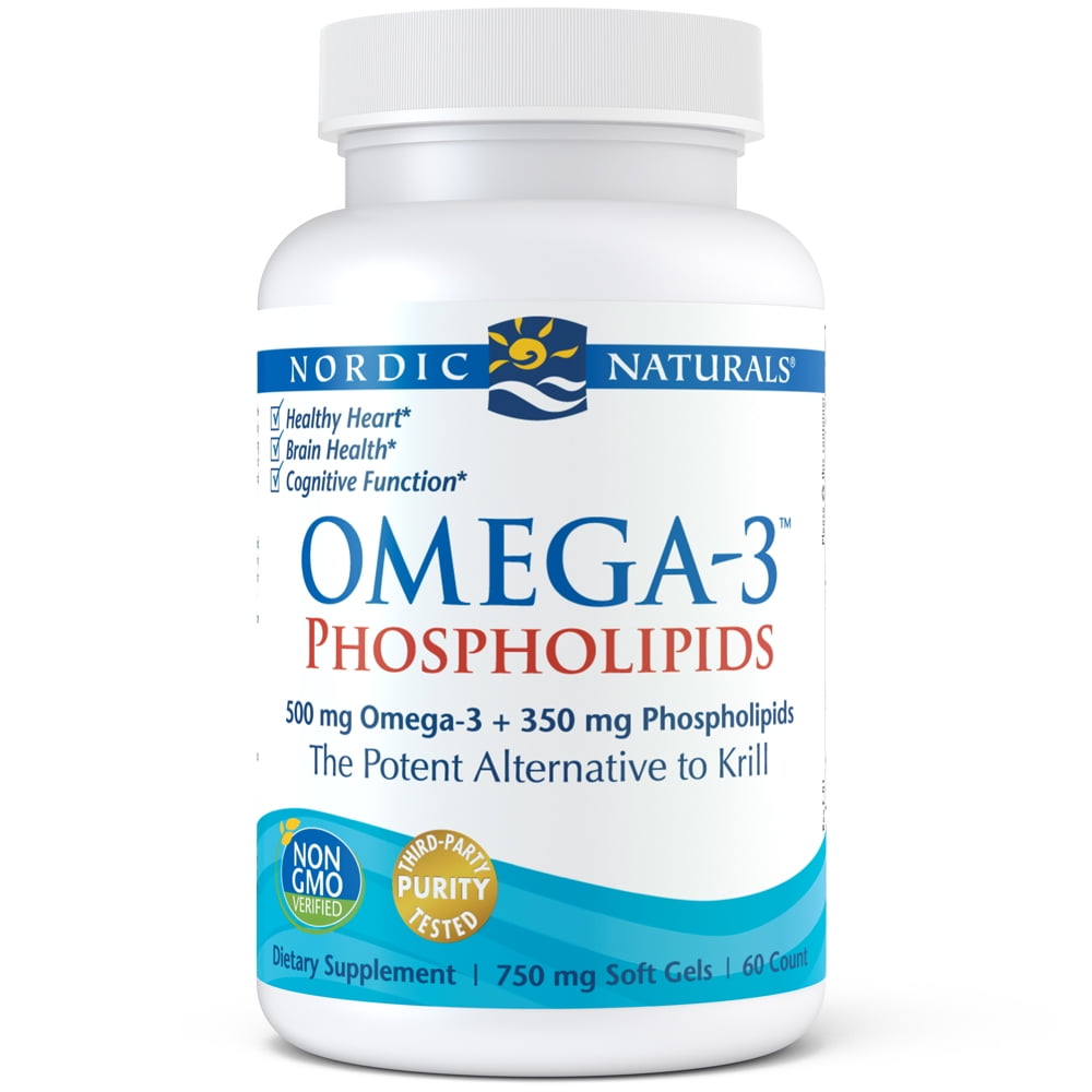 Nordic Naturals Omega3 Phospholipids Softgels, 500 Mg, 60 Ct Walmart