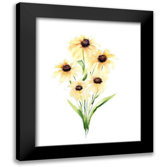 Shefranov, Olga 12x14 Black Modern Framed Museum Art Print Titled - Daisy