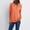 Orange summer tops, variant on Wycnly Summer Tops for Women 2025 Trendy Summer Tops Womens Comfy Chiffon Tops Casual Solid Quarter Zipper V Neck Shirts Summer Short Sleeve Lightweight Plus Size Blouses