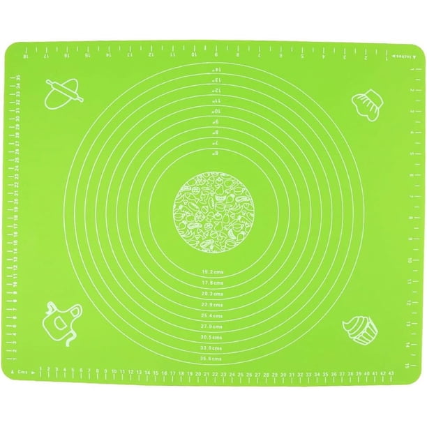 Large Silicone Pastry Rolling Baking Mat with Measurements Table ...