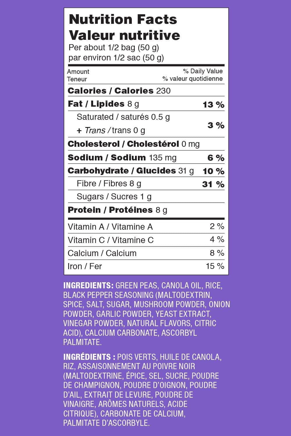 Calbee Harvest Snaps Snapea Crisps Black Pepper Gluten Free Baked Green Pea Crisps 94g