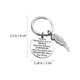 thumbnail image 3 of EeaseMX llaveros con letras, creativos de acero inoxidable, colgantes para bolsos., 3 of 7
