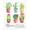 thumbnail image 3 of Robinson, Tamara 20x24 Black Modern Framed Museum Art Print Titled - Bloom Where You Are Planted, 3 of 5