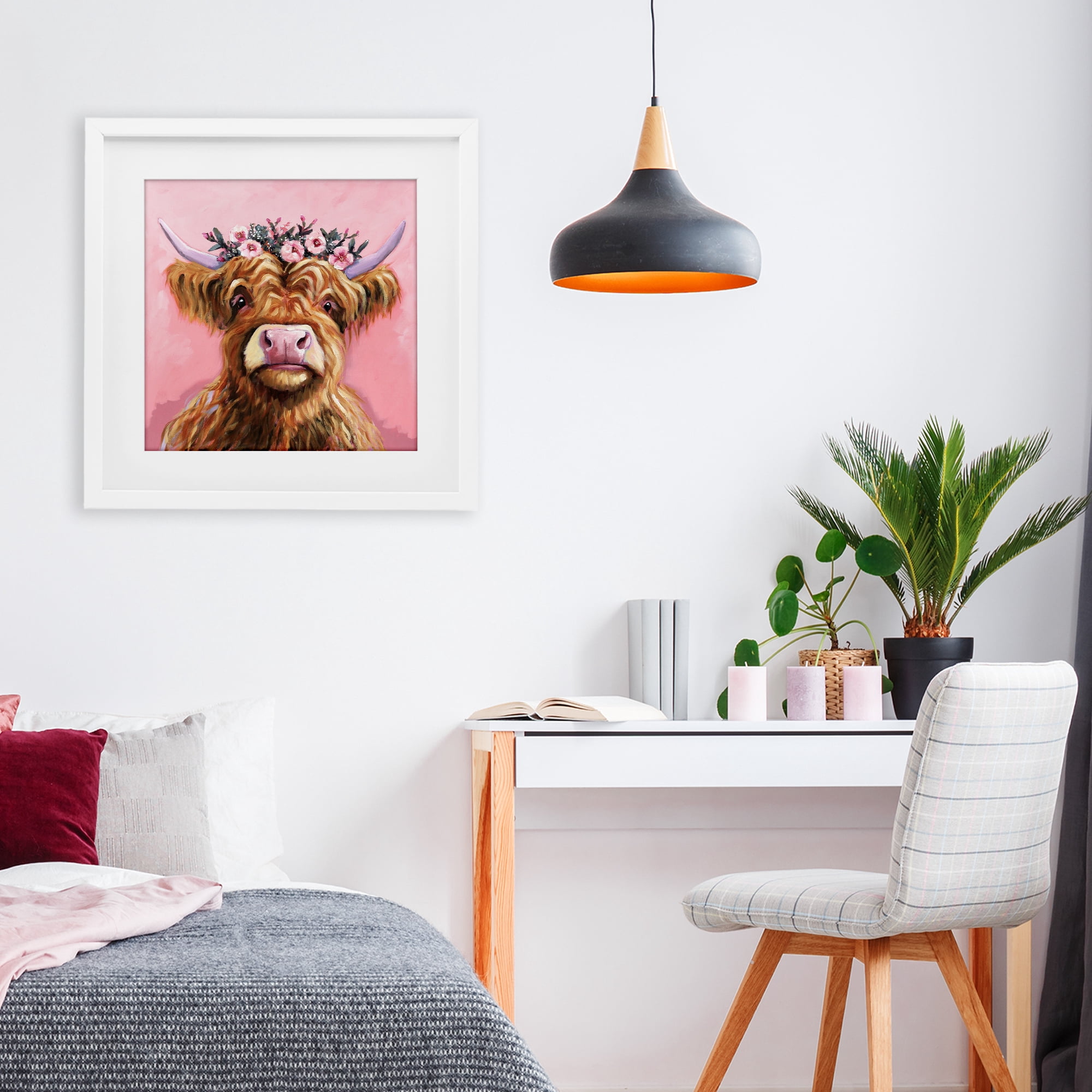 Stupell Industries Grace Of The Glen White Framed Print Under Glass, design by Lucia Stewart