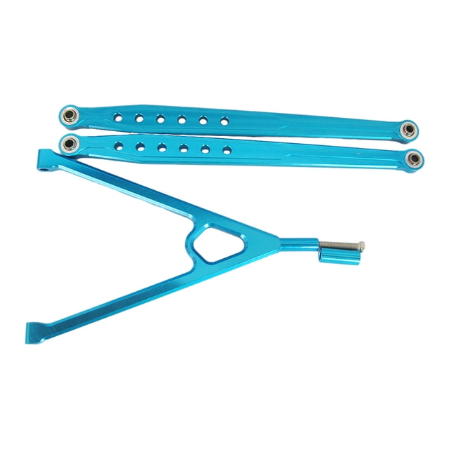 Xingzhi Aluminium Alloy Trigon Support Bar Rear Support Bar For AXIAL SCX10 Easy To Install Support Bar For AXIAL SCX10 Durable blue 1Set