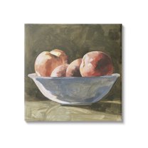 Stupell Industries Apples in Bowl Still Life Food & Beverage Painting Gallery Wrapped Canvas Art Print Wall Art, 30 x 30