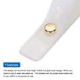 thumbnail image 4 of Unique Bargains 2 Pcs Phone Loop Finger Holder Silicone Phone Strap Grip Holder for Most Smartphones White, 4 of 7