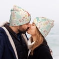 thumbnail image 5 of Lsque Fall Rabbit Pattern Knitted Beanie, Unisex Winter Hat, Knit Hat Winter Beanies Thick Fisherman Beanies Cuffed Plain Skull Caps, 5 of 6