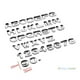 thumbnail image 1 of 1pc 25mm Plata Metal DIY 3D Alfabeto Letra Número Digital Coche Insignia Pegatina huangjie unisex, 1 of 1