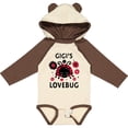 thumbnail image 3 of Inktastic Valentine's Day Gigi's Lovebug Boys or Girls Long Sleeve Baby Bodysuit, 3 of 5