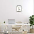 thumbnail image 3 of Stupell Industries Goat Holding Sign Hello Kid Text Line Drawing Framed Wall Art, 24 x 30, Design by Kamdon Kreations, 3 of 5