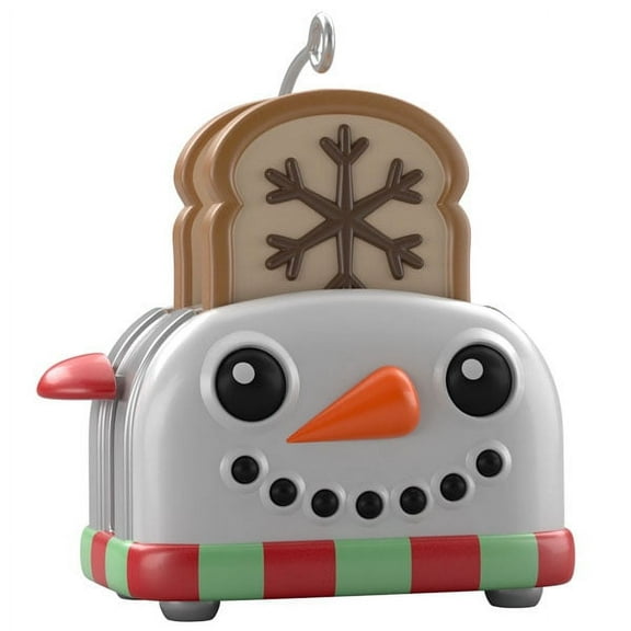 Hallmark Keepsake 1.14" Miniature Christmas Ornament 2021, Mini Teeny Toaster, Motion