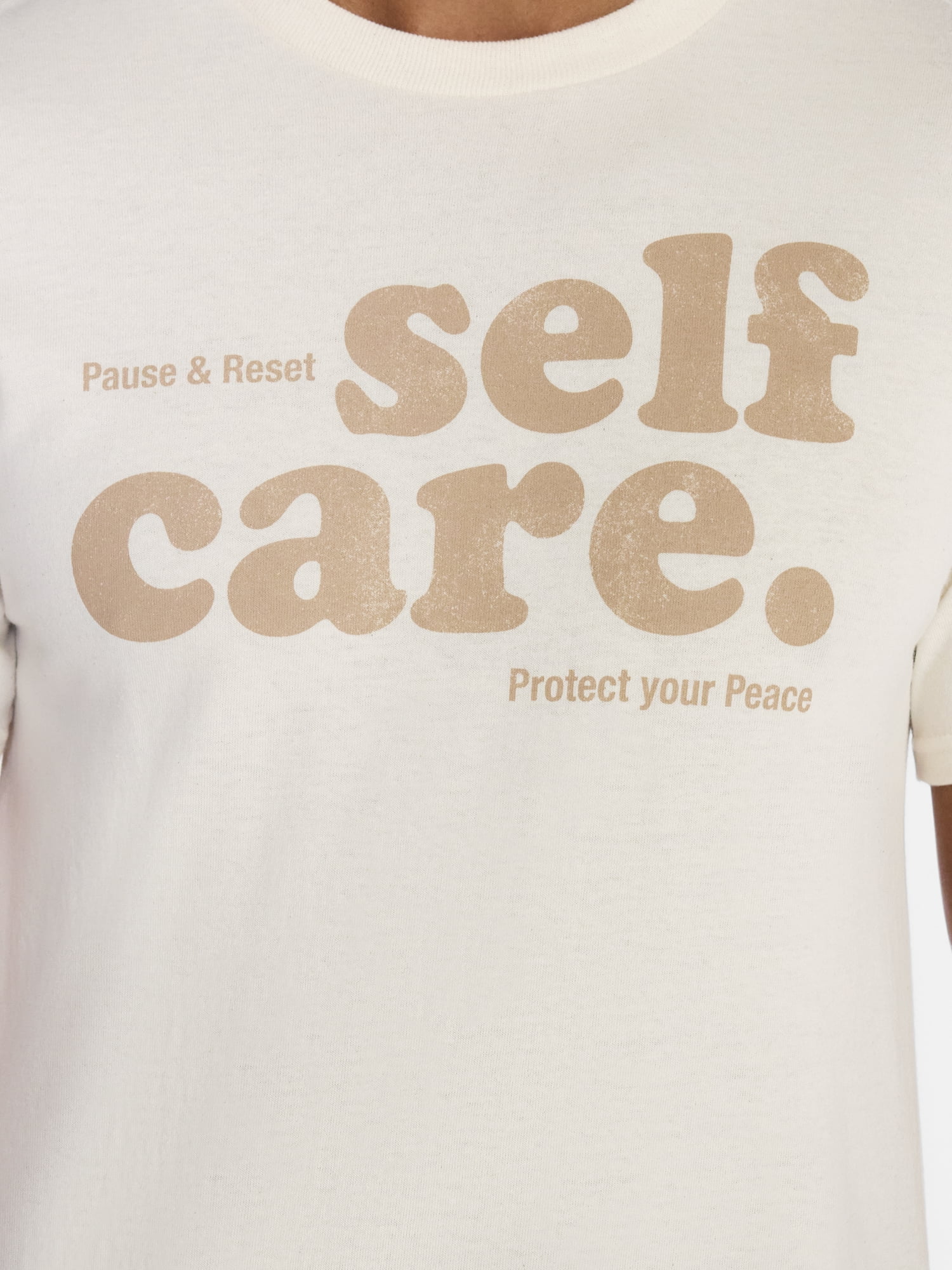 Humor Men's and Big Men's Self Care Graphic Tee with Short Sleeves, Size S-3XL