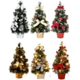 thumbnail image 3 of Árbol De Navidad Artificial De Mesa De 40 Cm, Mini árbol De Decoración De Navidad Con Decoración De Luz LED Para El Día De Navidad, 3 of 8