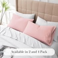 thumbnail image 4 of Southshore Fine Living, Inc. Hotel Quality Pillowcases for King Pillows, Extra Large 20" x 40", Pink, 4 of 8