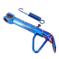 thumbnail image 2 of koolsoo Universal Stainless Steel CNC Motorcycle Kickstand Side Stand Foot Prop Post Blue, 2 of 9