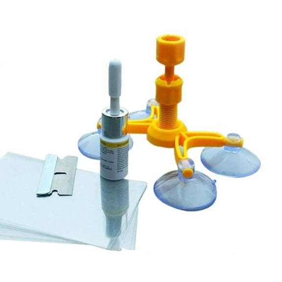 -D.I.Y Windshield Repair Cracked Glass Quick Fix Glass Treatments Kit 12 inch-