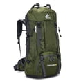 thumbnail image 1 of Mochila Bseash Impermeable 60L para Senderismo y Camping con Funda para Lluvia, 1 of 9